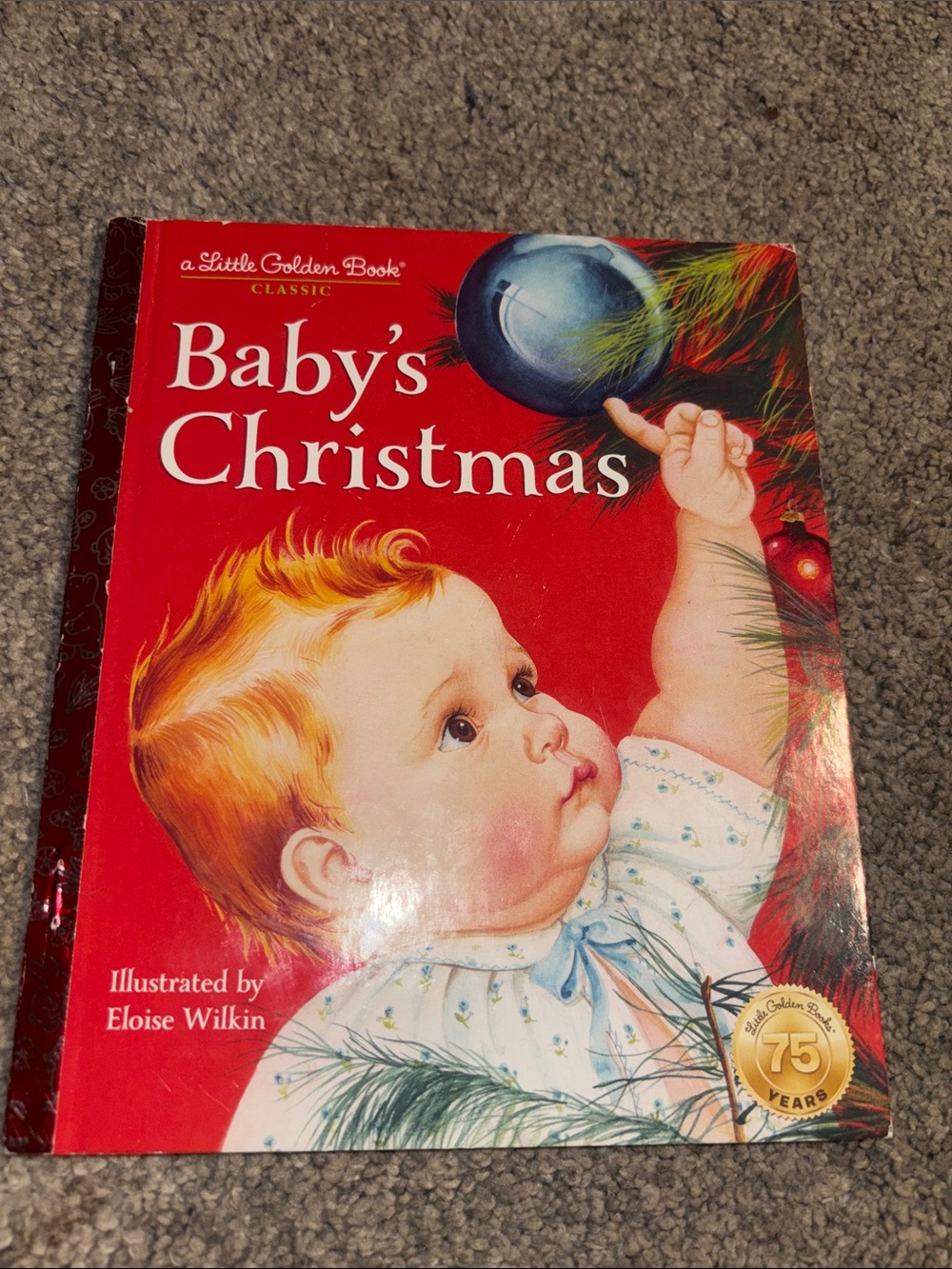 Classic Baby's Christmas Picture Book - Red, Blue